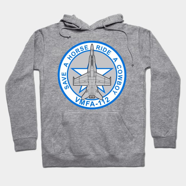 VMFA - 112 Cowboys USMC - F/A-18 Hornet Hoodie by MBK